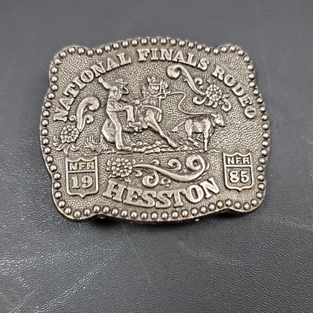 Hesston Rodeo 1985 Belt Buckle